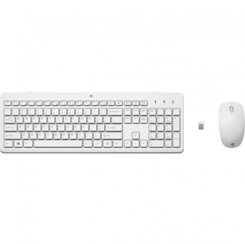 Conjunto HP 230 Rato e Teclado Wireless Branco